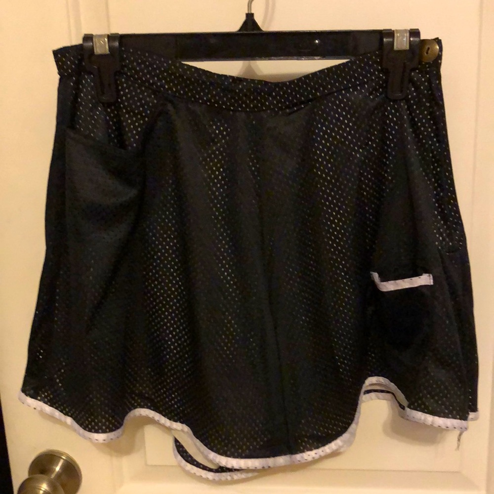 Vintage early 1990”s DOLLHOUSE mesh roller skating shorts
